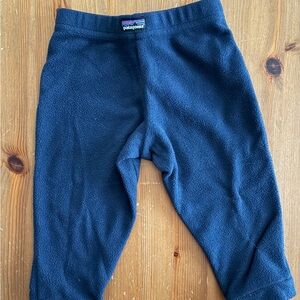 Patagonia Kids' Dark Blue Fleece Joggers